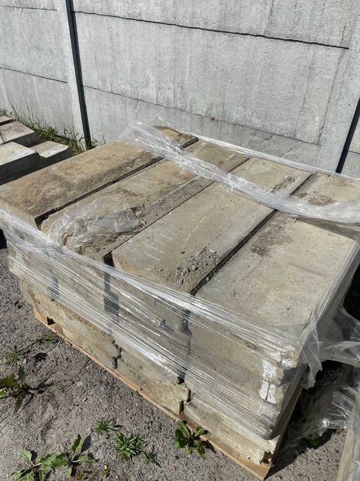 Obrzeża betonowe 8 x 30 cm z demontażu