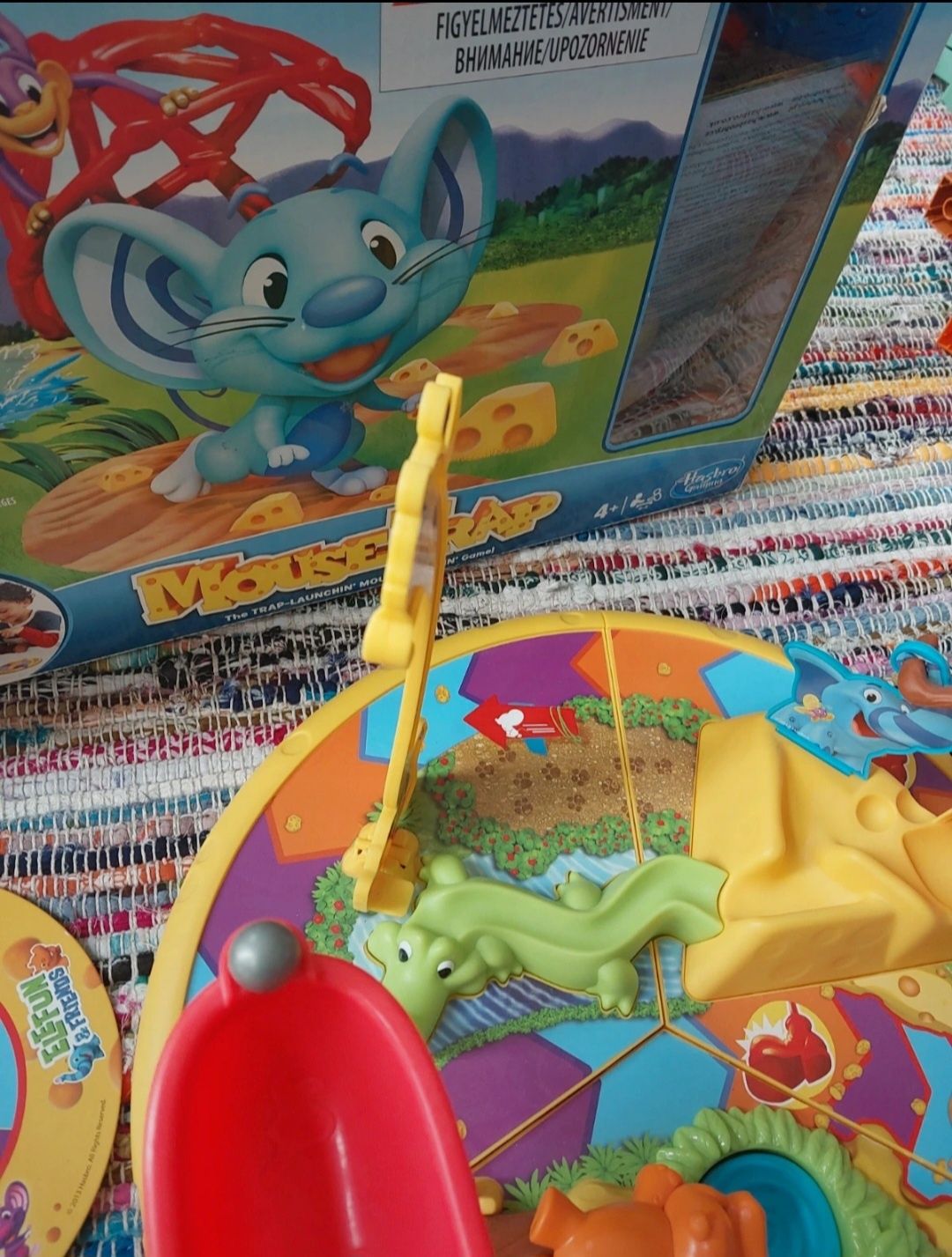 gra planszowa pułapka na myszkę (Mouse Trap) wiek 4+