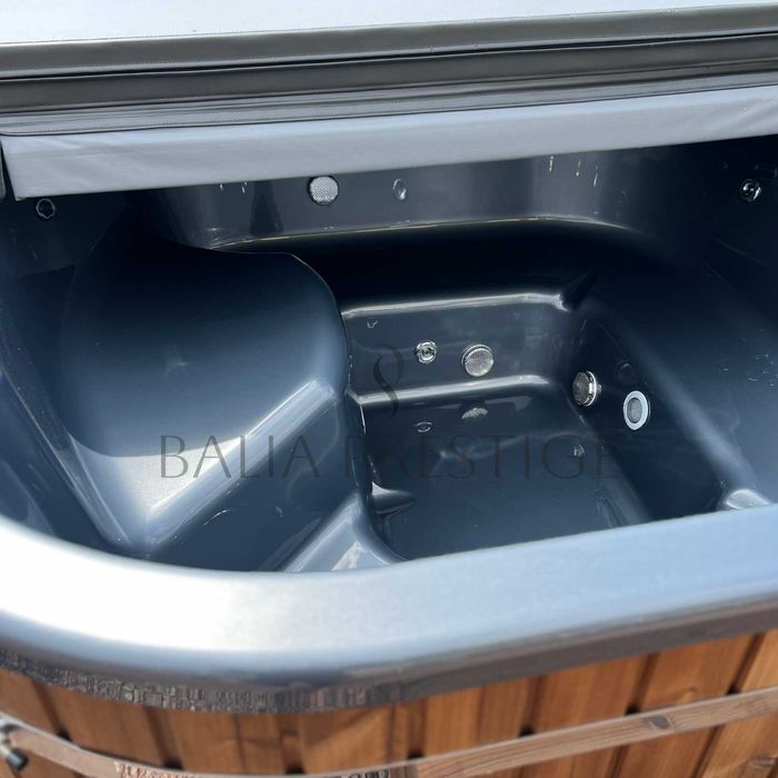 Balia Ogrodowa AKRYLOWA kwadratowa szara perła