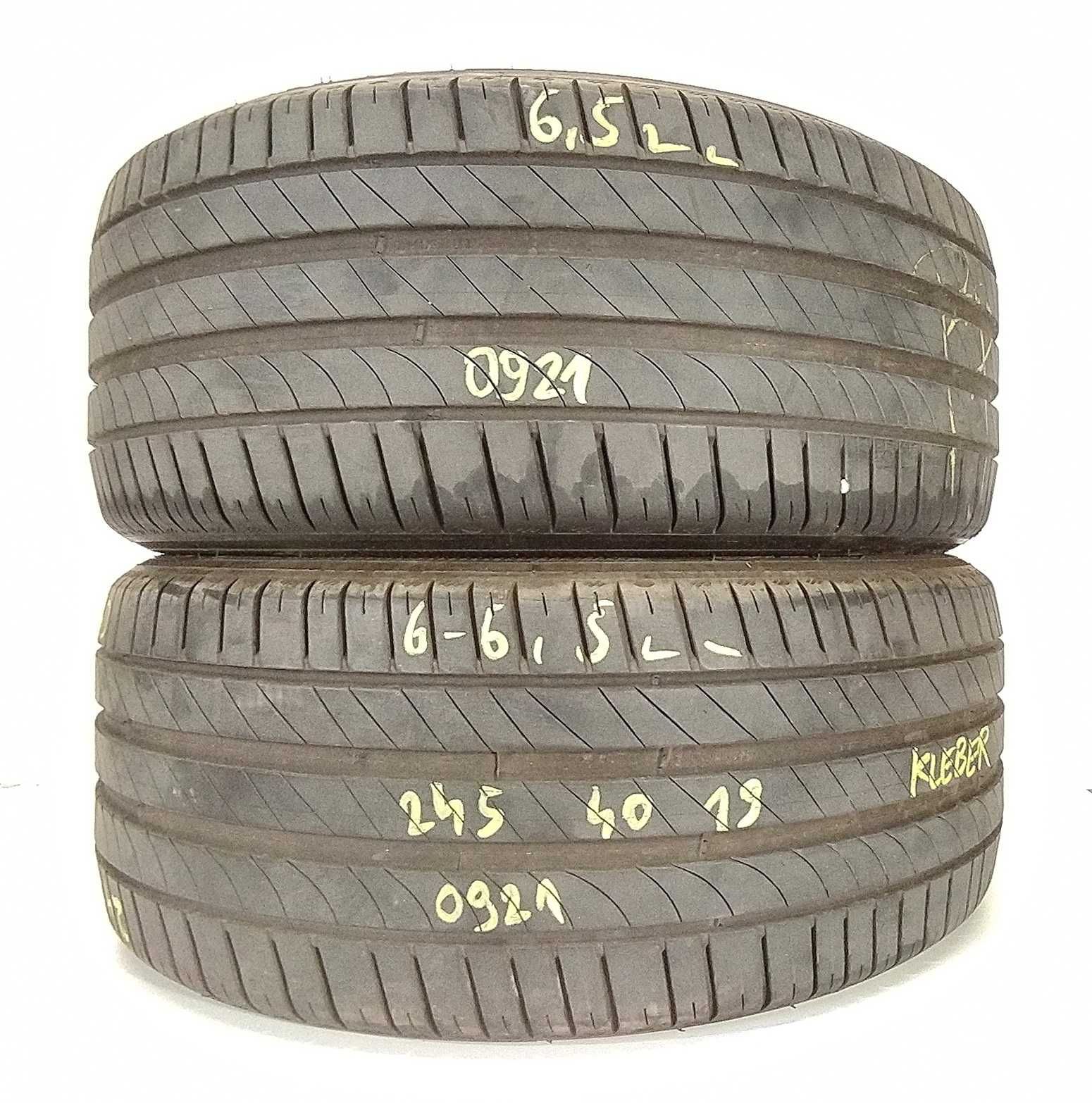 2x 245/40 R19 XL Kleber Dynaxer UHP opony letnie 6,5 mm / montaż