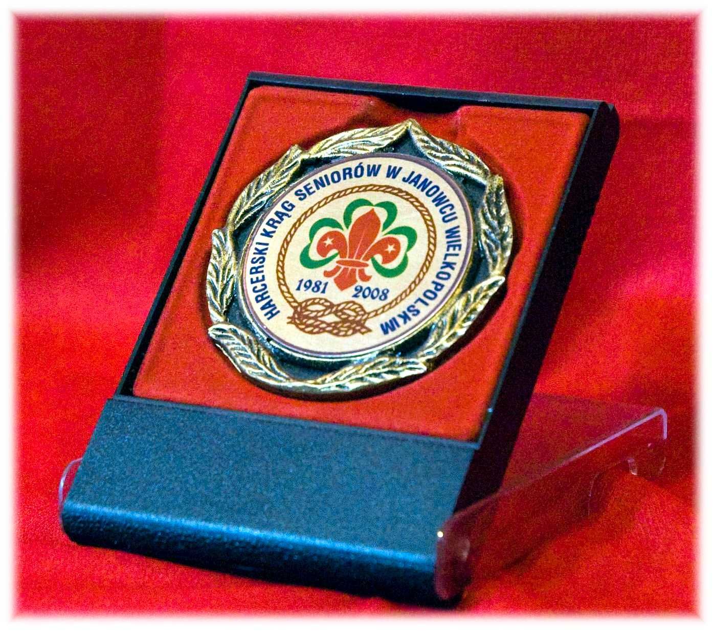 Medal pamiątkowy „Harcerski Krąg Seniorów w Janowcu Wlkp. 2008” (MP6)