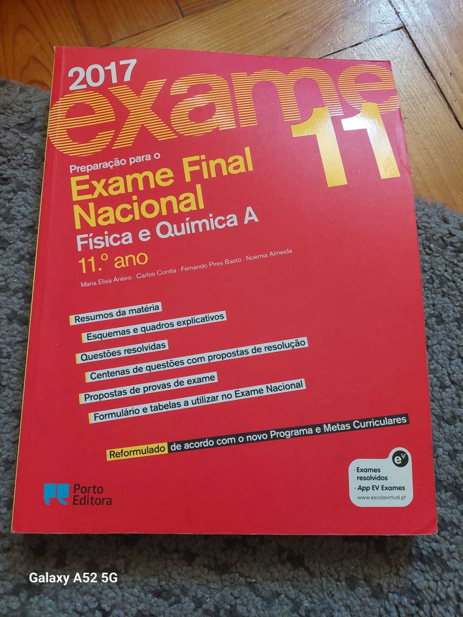 Preparação para o exame final nacional Fisico e Quimica - 11º Ano