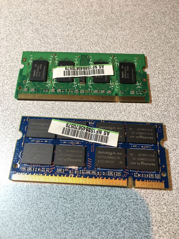 Memoria RAM 1GB 2GB PC2-5300S