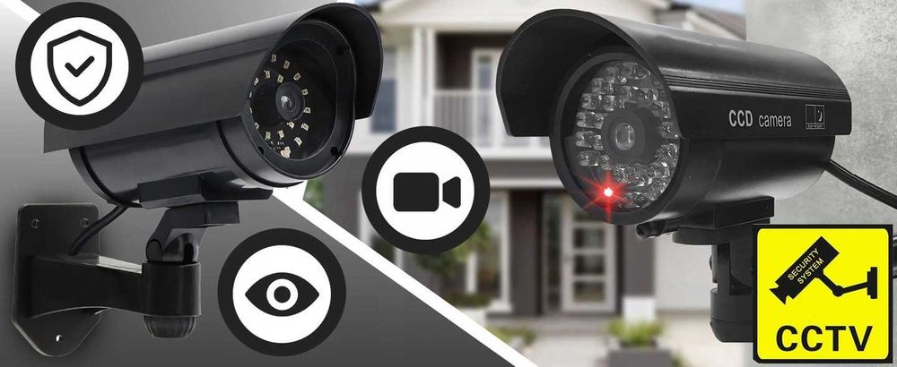 kamera atrapa ir kamera jak żywa imituje monitoring nowa sprawna