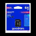 Karta pamięci microSD 64GB UHS-I Goodram z adapterem