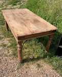 mesa jantar madeira rustico boho