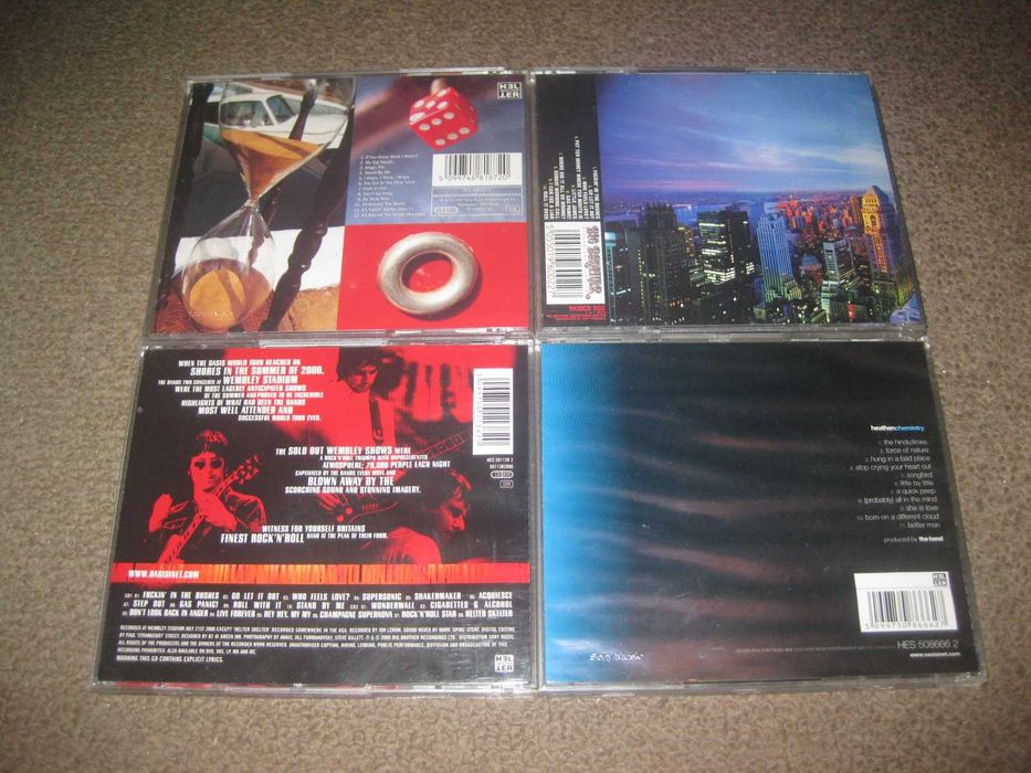 4 CDs dos "Oasis" Portes Grátis!