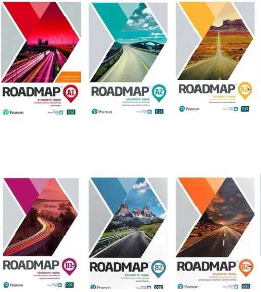 Підручники Roadmap A1, A2, A2+, B1, B1+, B2, B2+, C1.