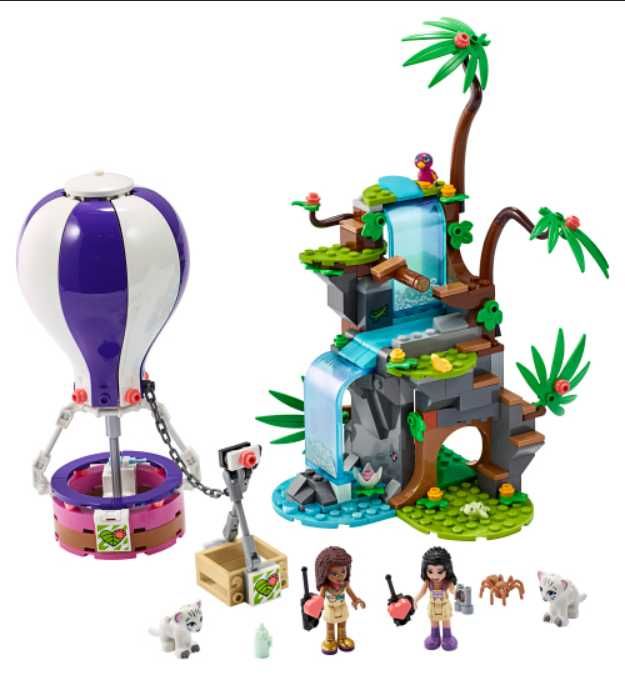 Klocki Lego Friends Balonem na ratunek tygrysowi 41423 Pudełko Instr.