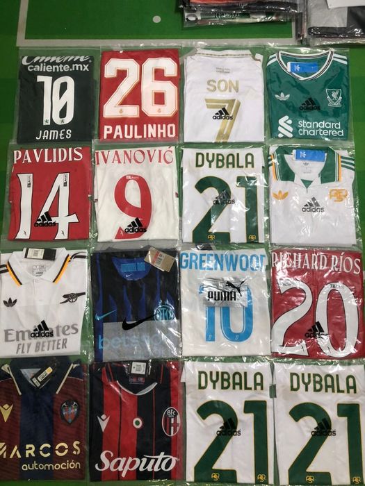 Camisolas de futebol