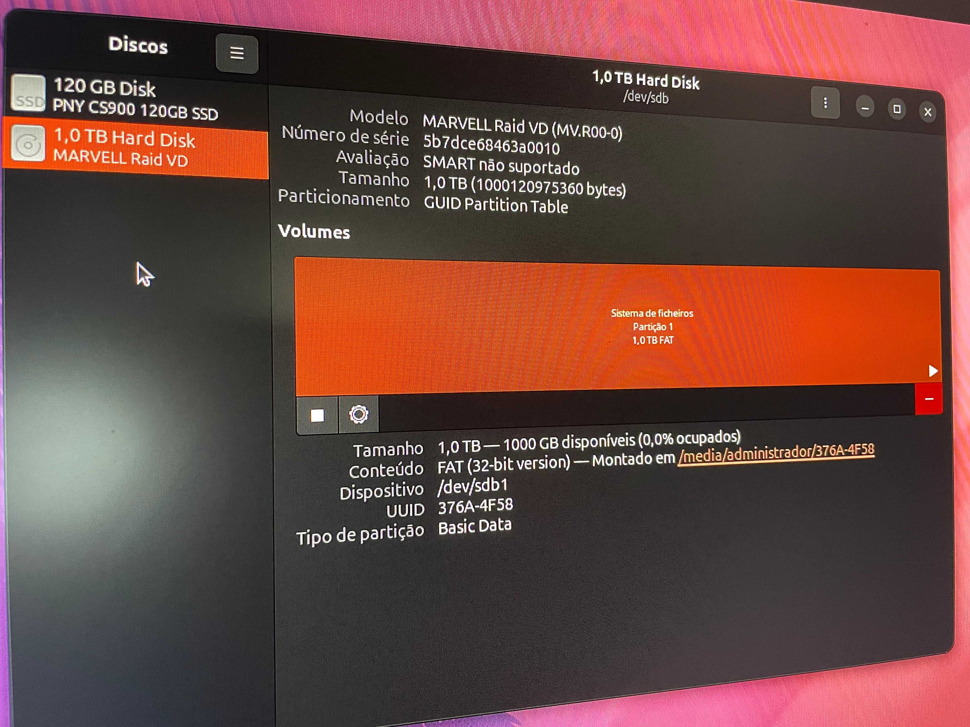 HPE ProLiant MicroServer Gen10 impecável! 120GB SSD + 2x1TB RAID1