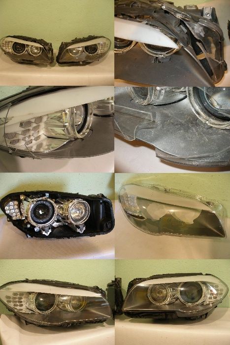 Ремонт фар BMW, замена стекол, корпусов, линз фар E70,E39,F10,E60,F15