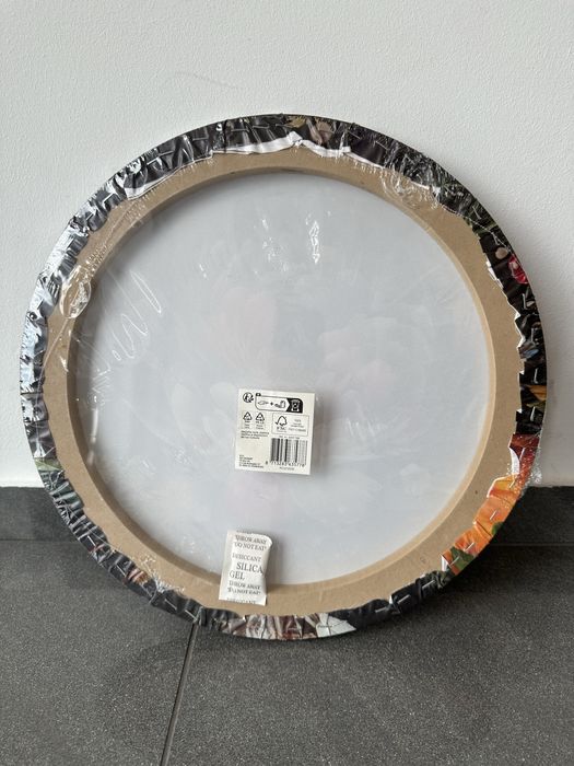 Zestaw 3 obrazów wzór kwiatowy