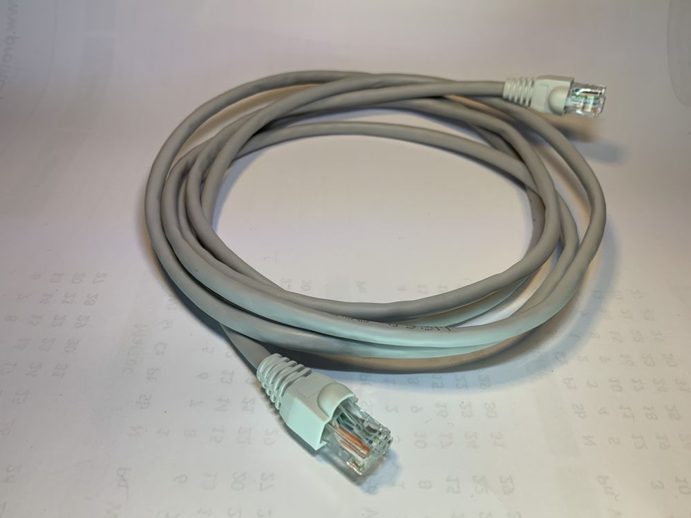 Kabel Sieciowy UTP 5e SZARY 10m