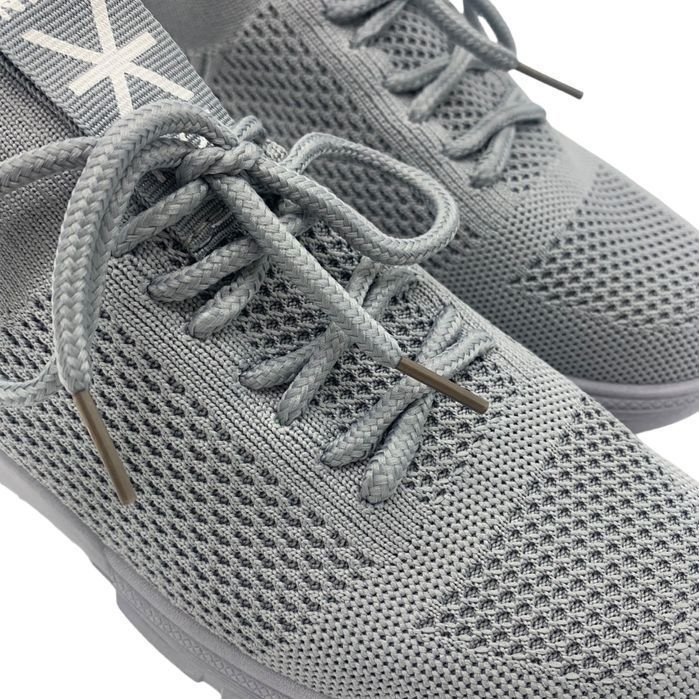 Buty damskie sportowe sneakersy szare wsuwane elastyczne rozm 37