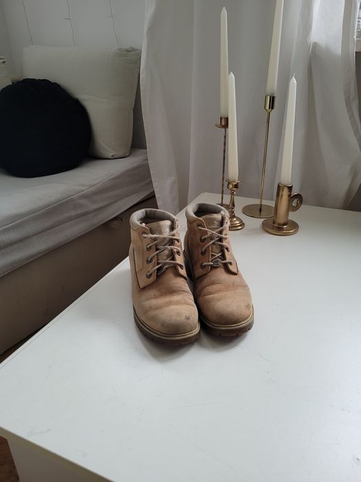 Buty Timberland trapery beżowe klasyki