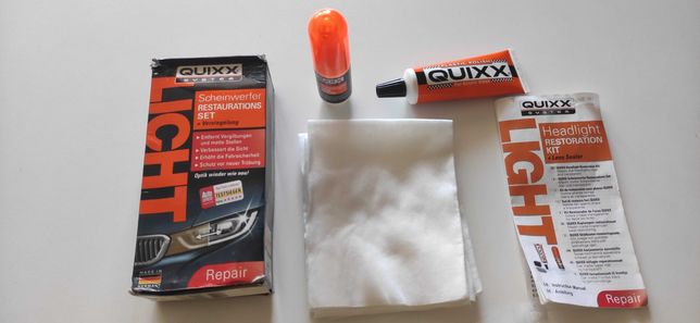 Zestaw do naprawiania reflektorów QUIXX  - Nowy zestaw