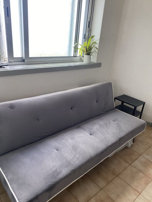 Sofa cama cinza
