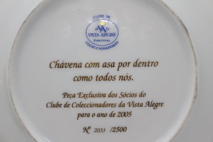 Chávena Cruzeiro Seixas Clube Colecionadores Vista Alegre ano 2005