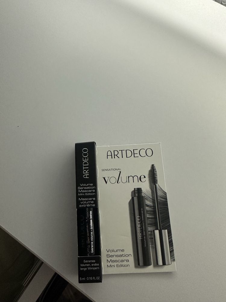 Artdeco туш для вій volume sensation нова міні