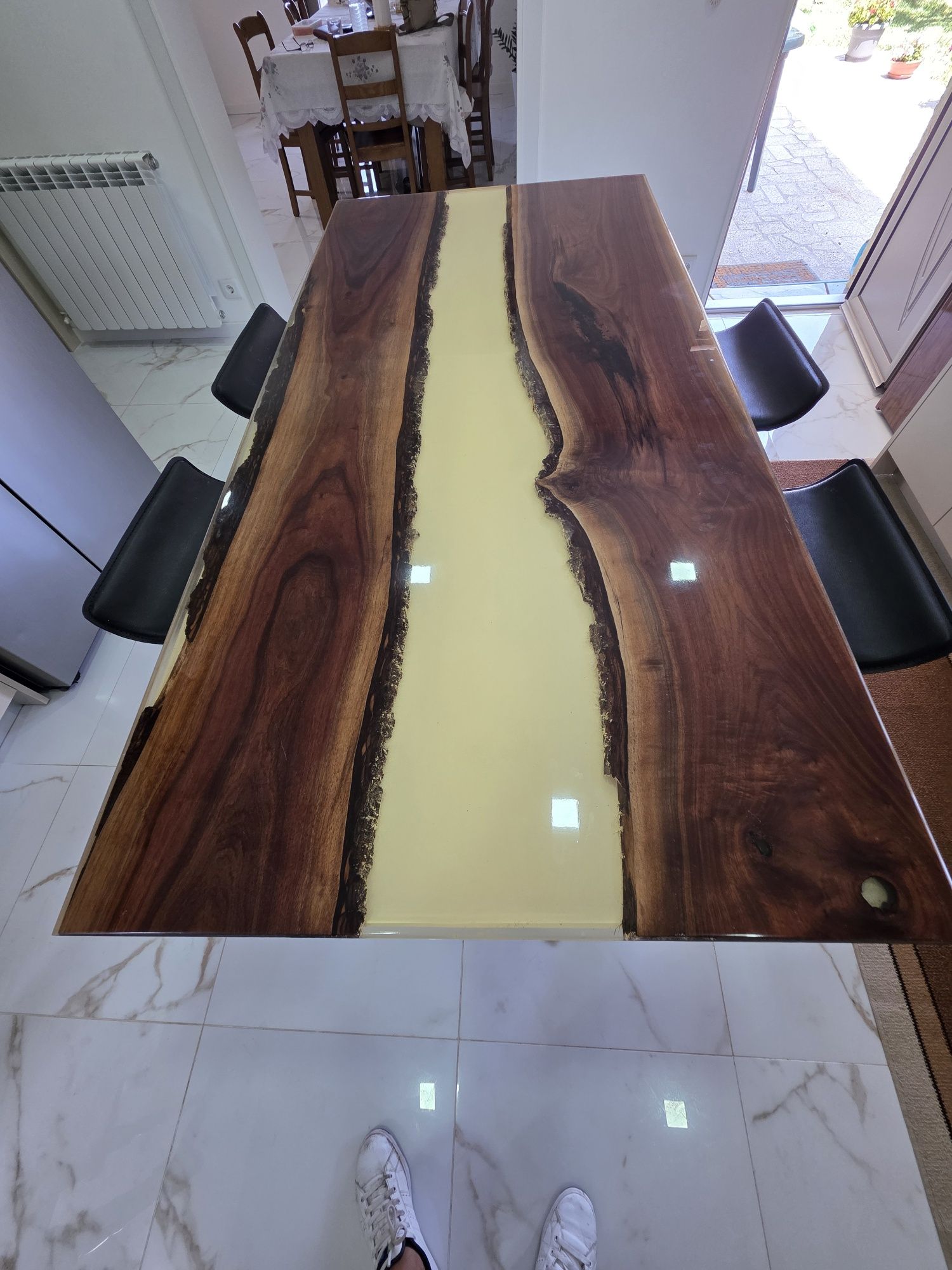 Mesa em resina Époxi
