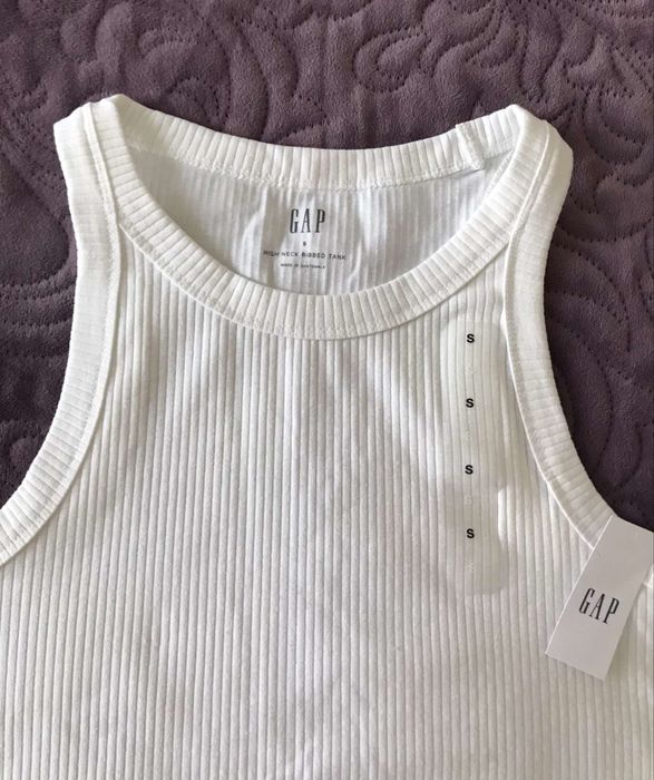 Gap, біла майка, розмір S, нова