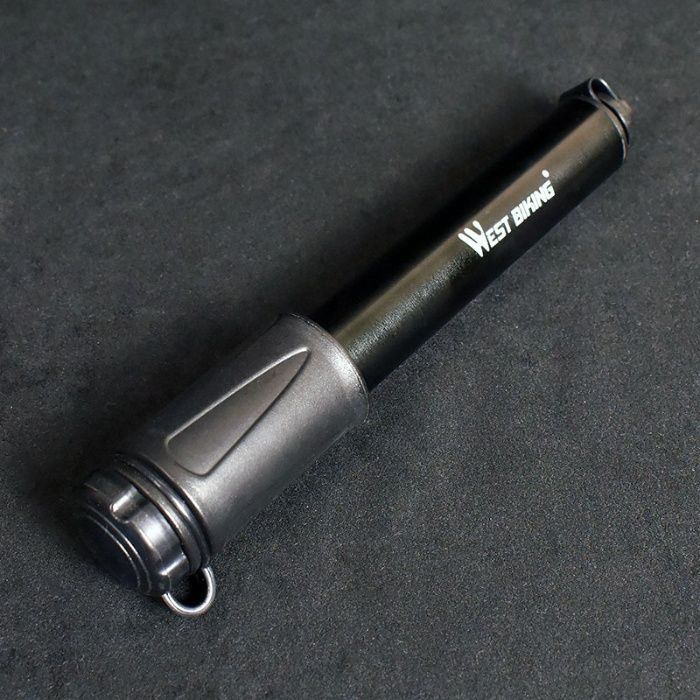 Велонасос West Biking со шлангом 100 psi 8 бар насос для велосипеда