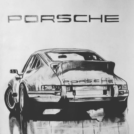 Rysunek - Porsche 911 Carrera RS
