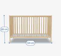 Łóżeczko drewniane Ikea