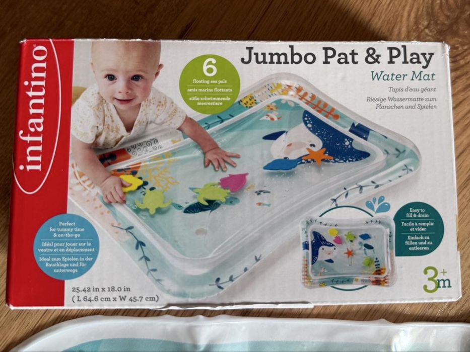 Розвиваючий килимок для гри з водою infantino іграшка для котів