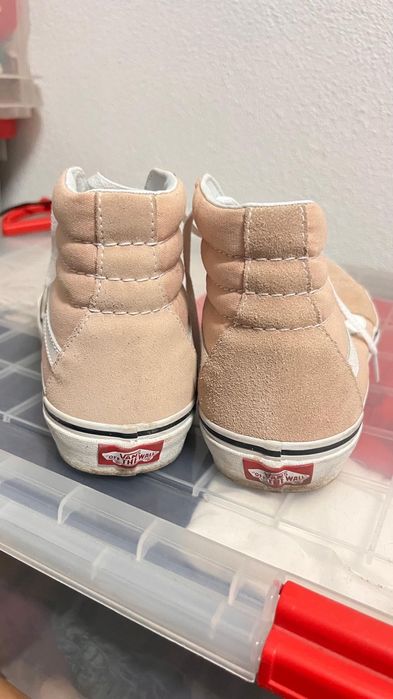 Tenis Bota vans rosa