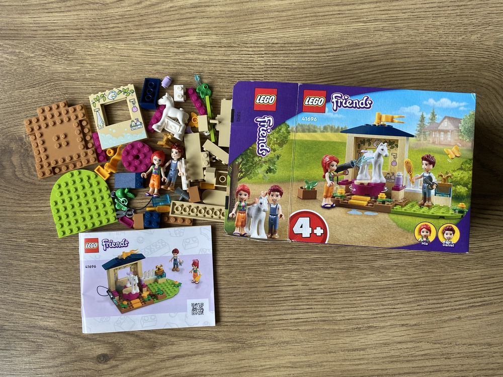 Klocki Lego Friends 41696, Kąpiel dla kucyków w stajni