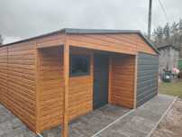 Garaż blaszany 6x6 6x5,8 profil ocynkowany