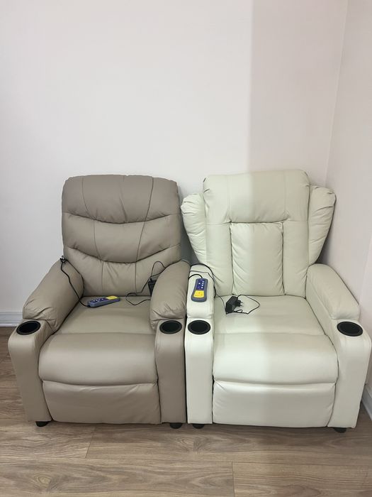 Sprzedam dwa fotele z funkcją masażu