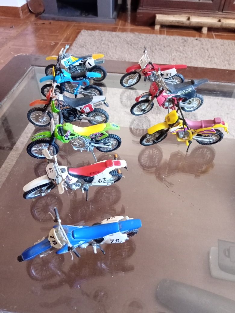 Motos coleção em miniatura