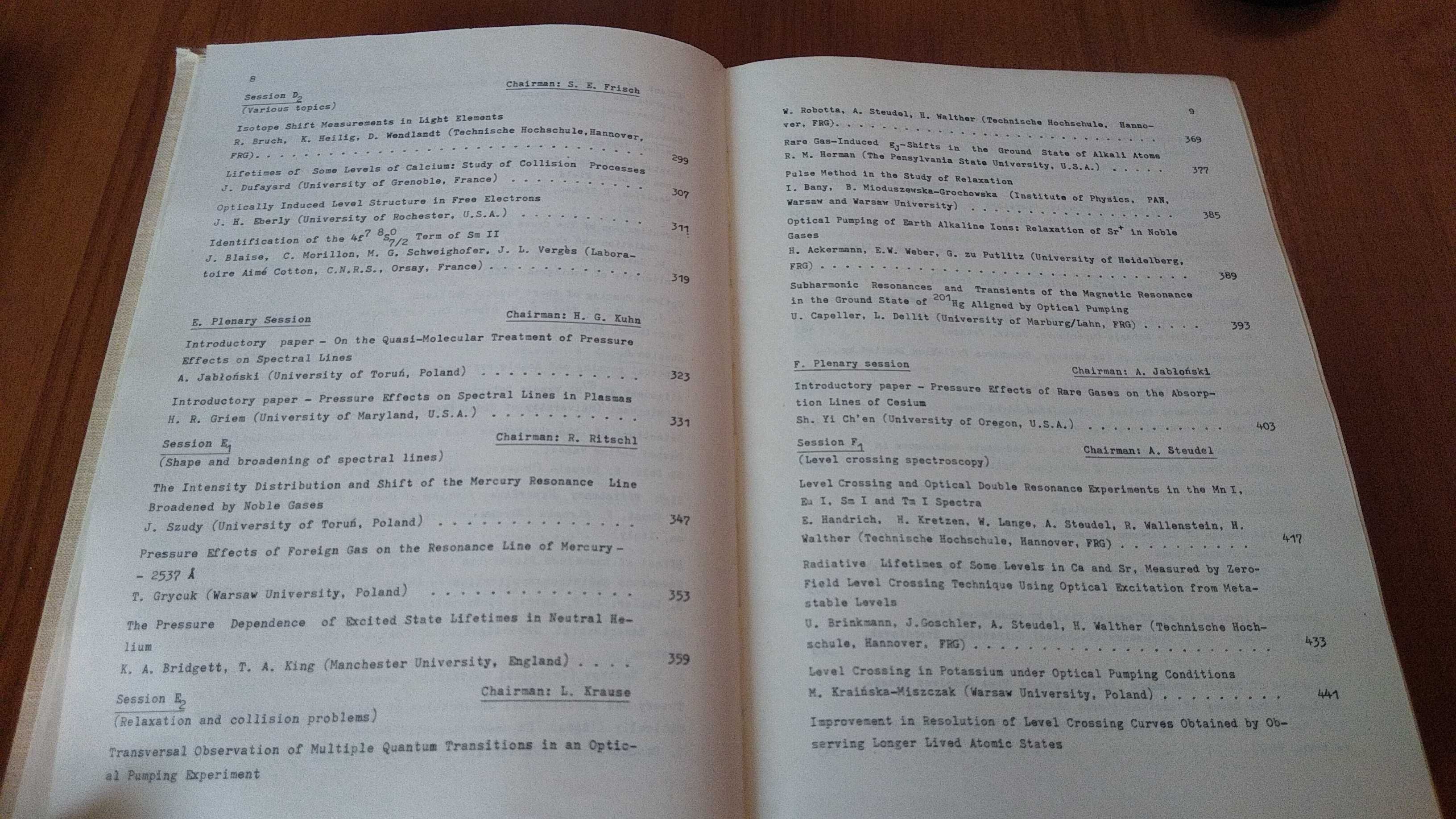 Optical pumping and atomic line shape proceedings of the ... Skaliński