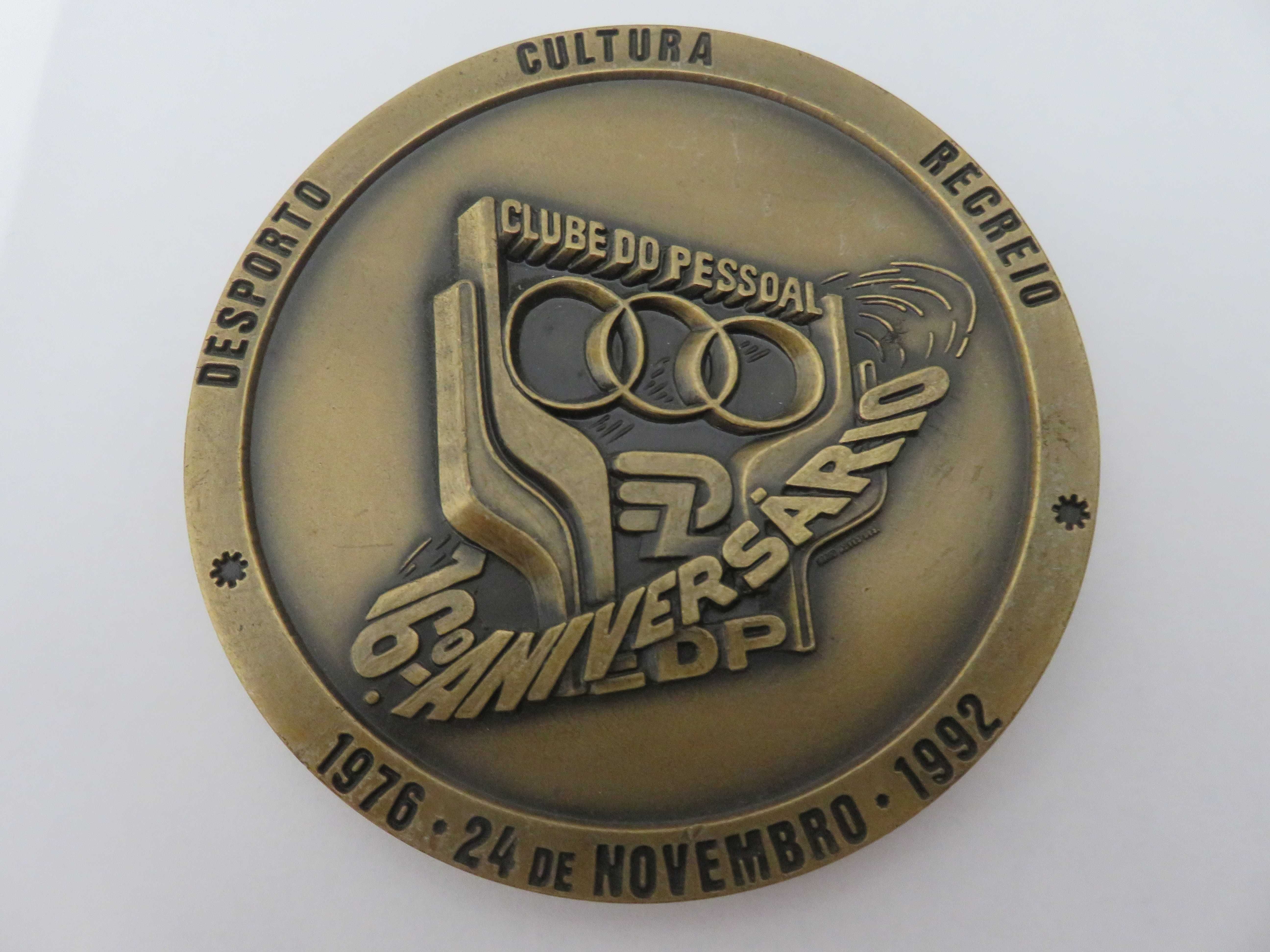 Medalha Aniversário Clube Pessoal EDP em bronze