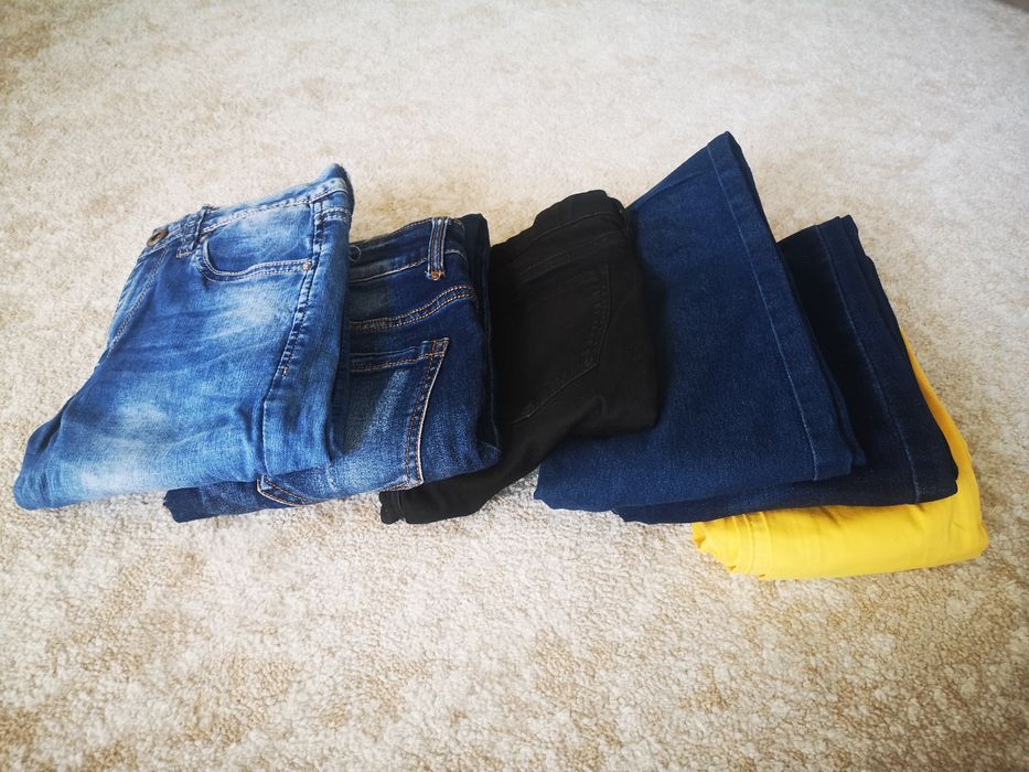 Paka jeansy rozmiar 30 rurki jegginsy 146-152