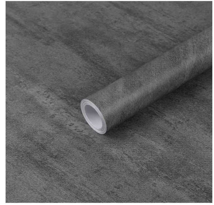 Folia samoprzylepna meblowa 60x300cm srebrno-czarna