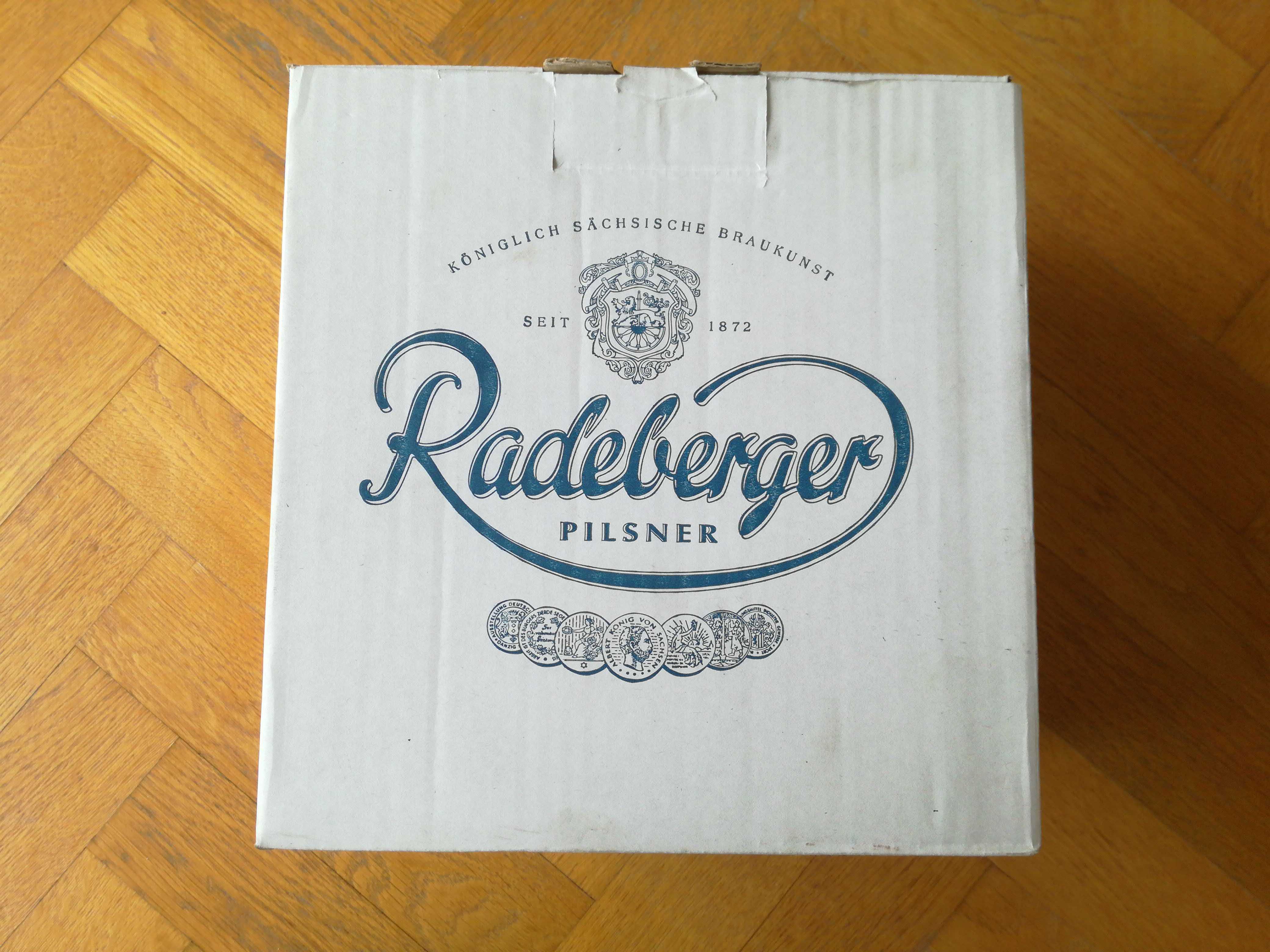 Radeberger Pilsner - firmowe naczynia do piwa