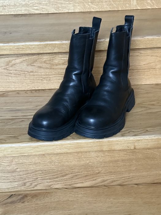 Ботінки-черевики зимові з натуральнлюої шкіри