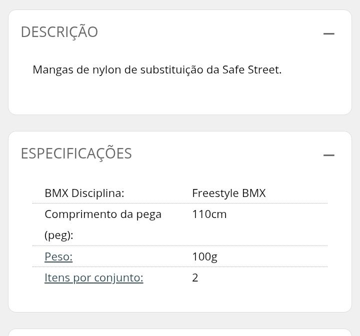 Capas de nilon pra pegs de BMX