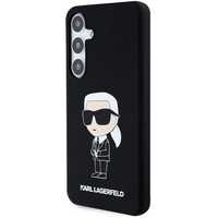 Etui Karl Lagerfeld Silicone Ikonik Na Samsung Galaxy S24+ - Czarne