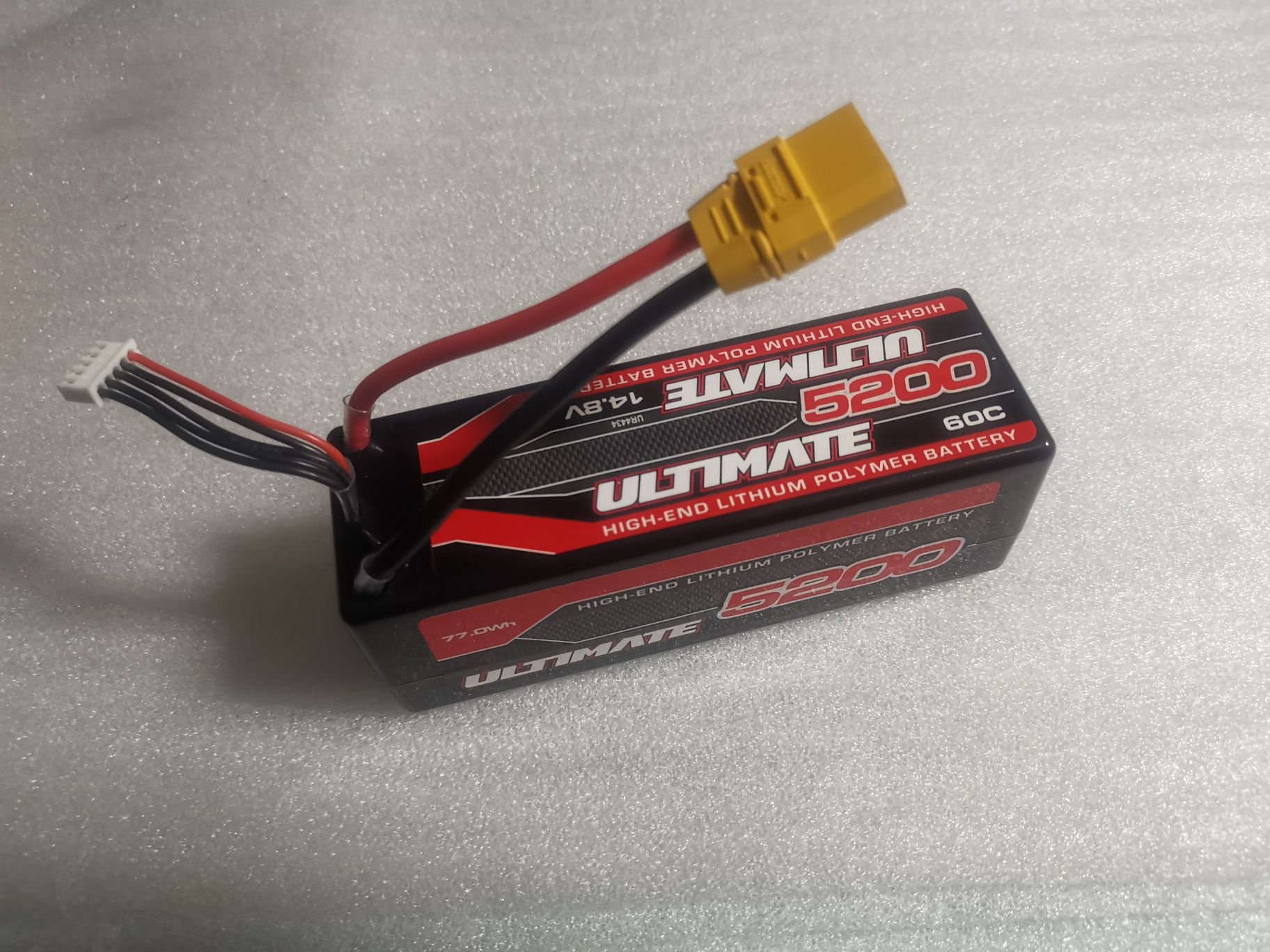 Bateria RC Li-po 4S 14,8V 5200mah 60C Ultimate Lítio polímero Lipo