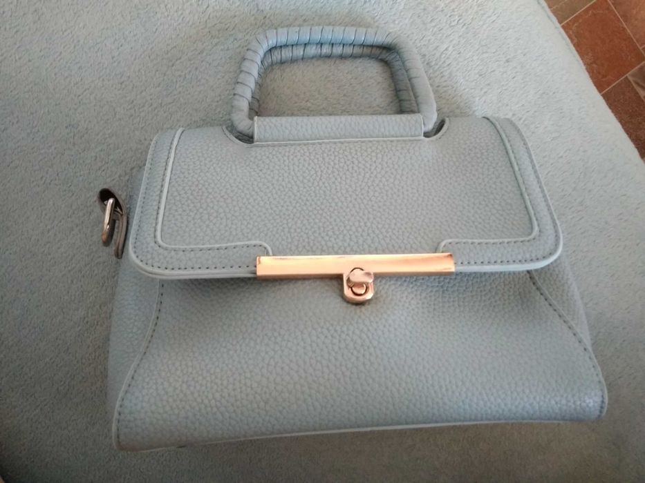 Сумка сумочка голубого цвета небольшая