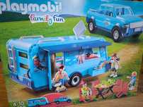 Playmobil pick-up i przyczepa kempingowa