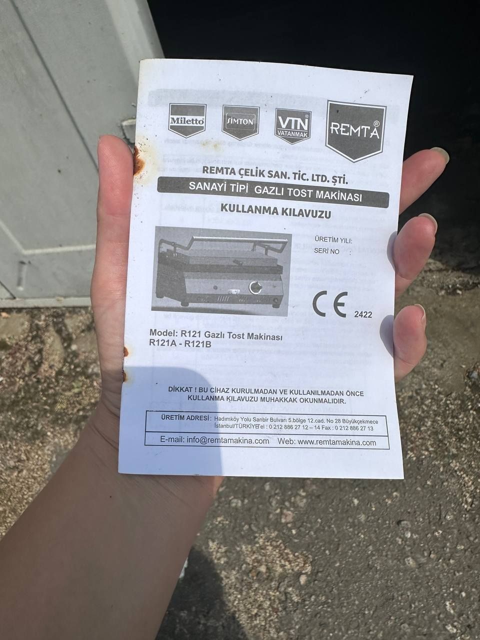 Продам професійний газовий гриль Remta