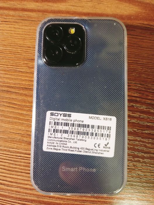 SOYES XS16 Mini 4G LTE Android 10.0 Смартфон 3 ГБ ОЗУ 64 ГБ ПЗУ З"
