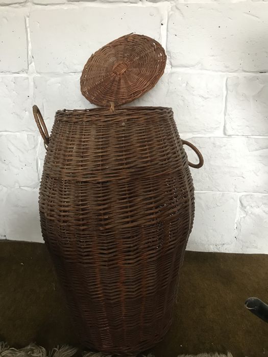 Kosz koszyk wiklinowy na pranie 67 cm