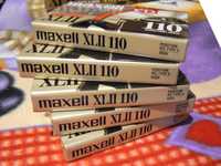 Касета Аудіо Maxell XLII 110, хром, тип 2, 110хв, виг Мексика, 5шт